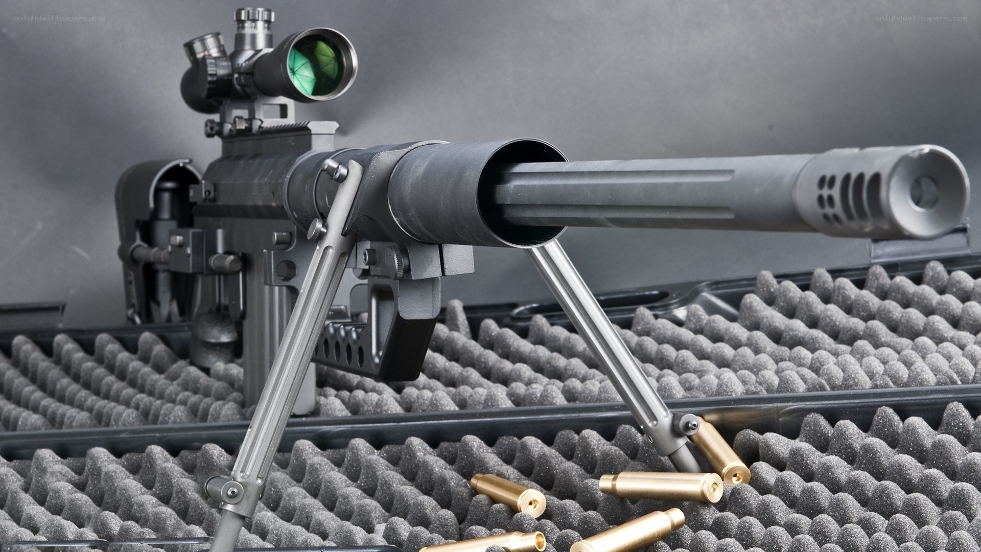 sniper rifle with scope