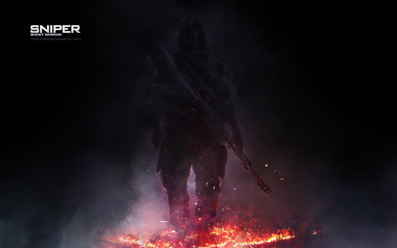 Sniper Soldier in Fire