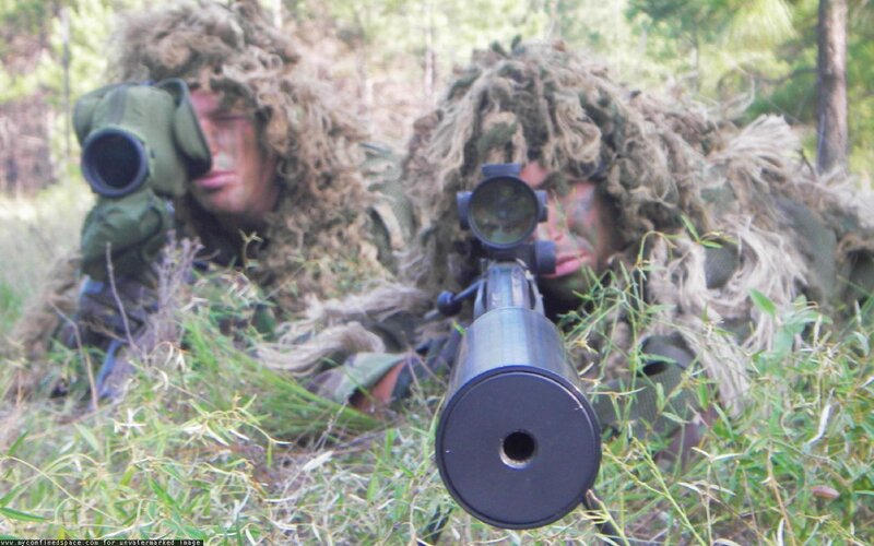 Snipers in Camouflage