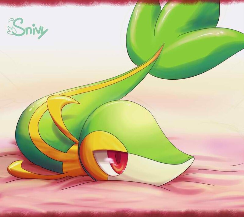 Snivy Lying Down