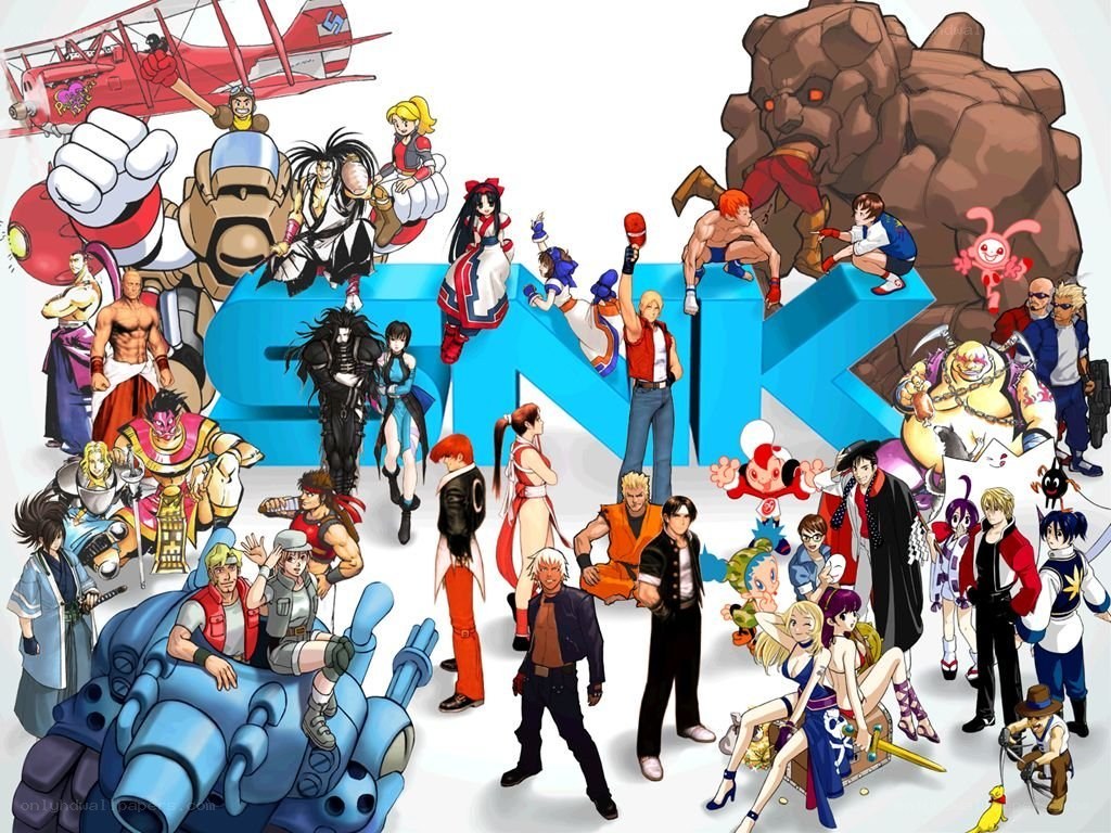 SNK game characters collage