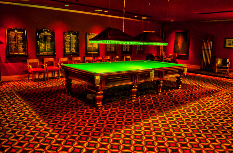 Snooker Table in Room