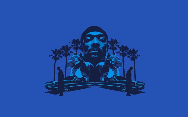 Snoop Dogg art illustration