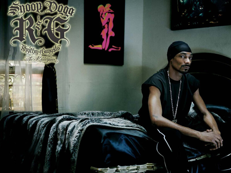 Snoop Dogg Sitting on Bed
