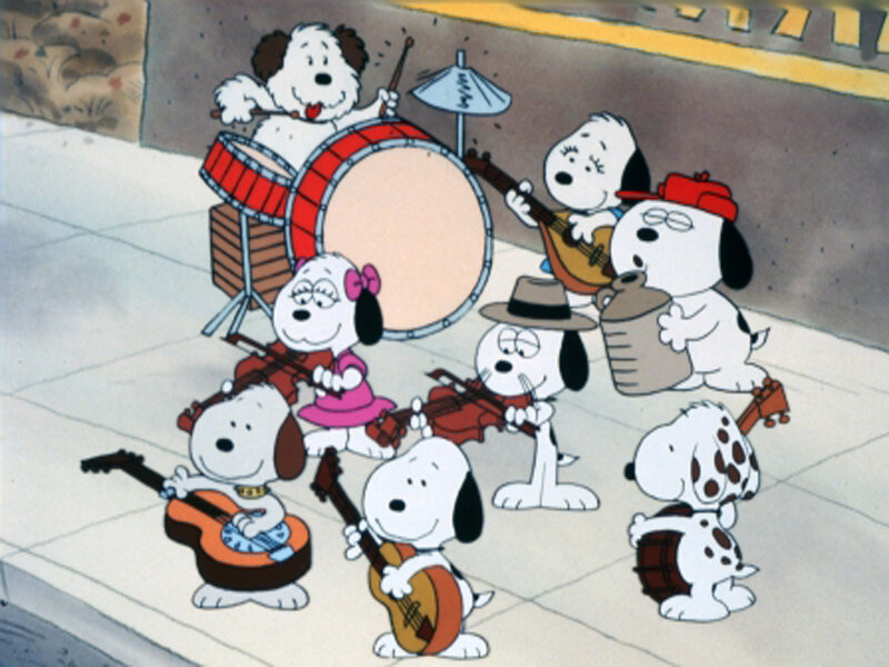 Snoopy and friends band