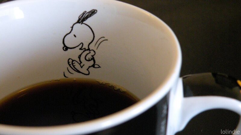 Snoopy coffee cup