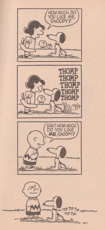 Snoopy comic strip