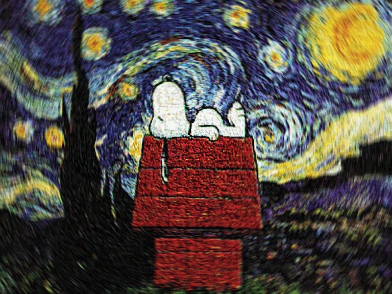 Snoopy in Doghouse