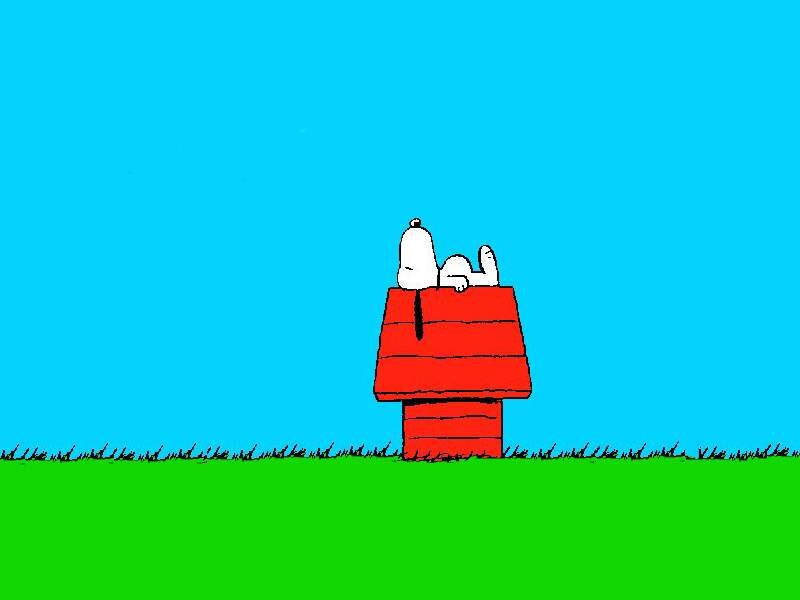 Snoopy on Doghouse