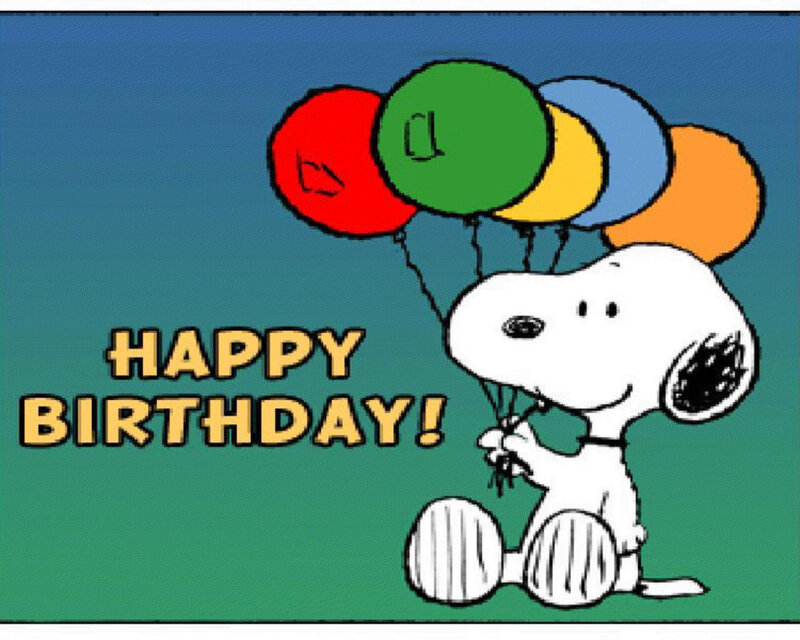 Snoopy with Balloons