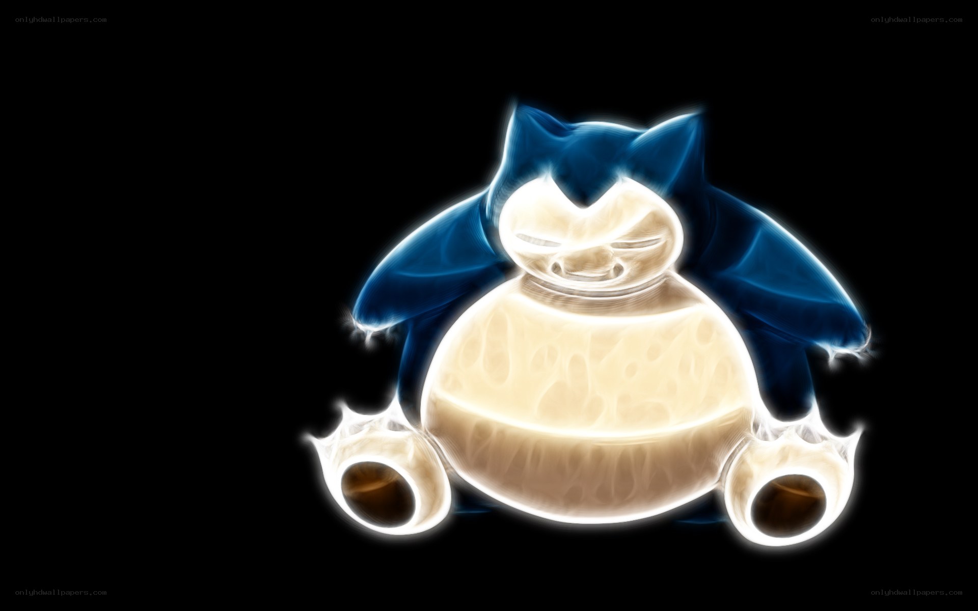 Snorlax glowing effect