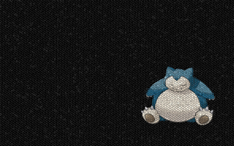 Snorlax mosaic wallpaper