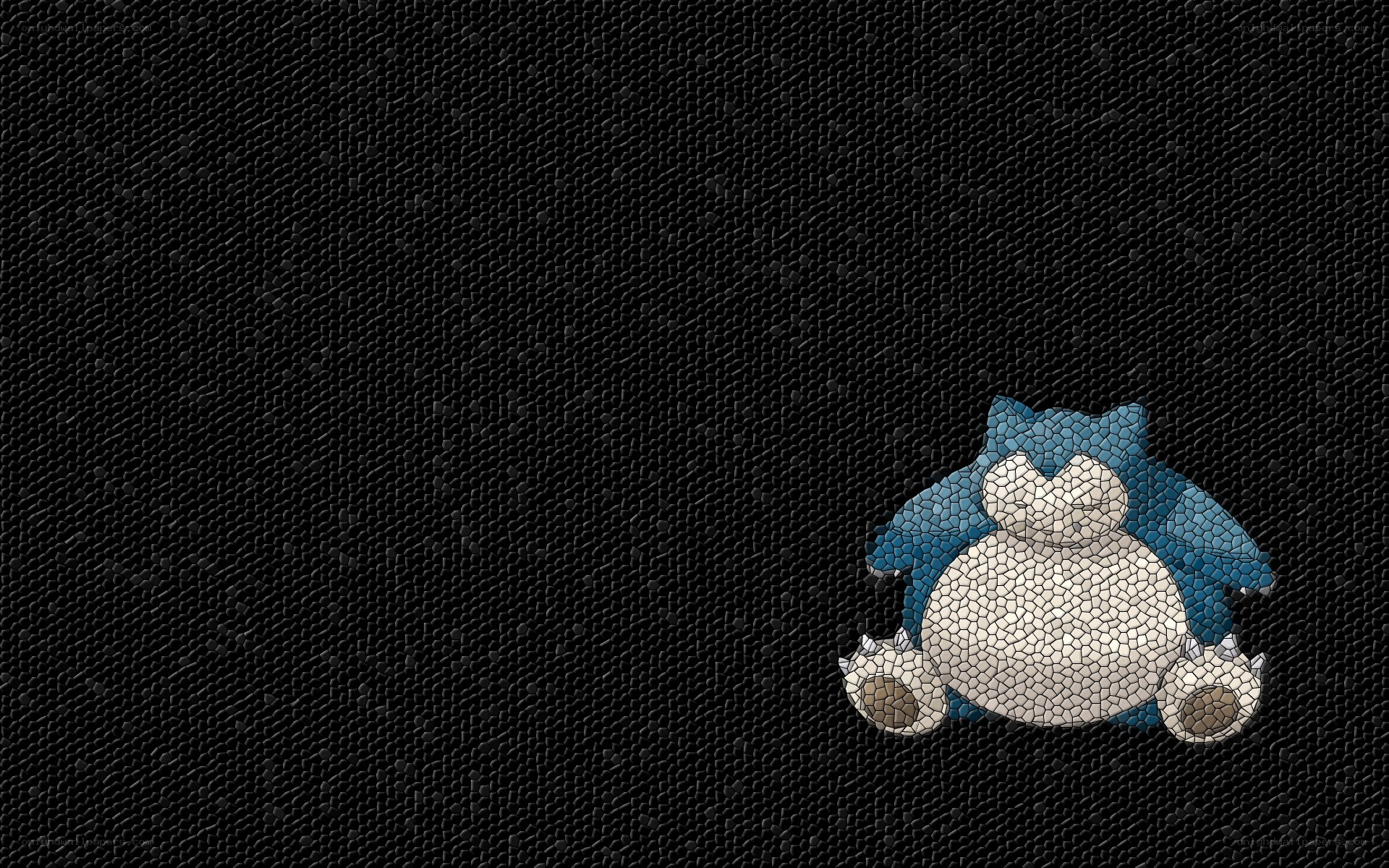 Snorlax mosaic wallpaper