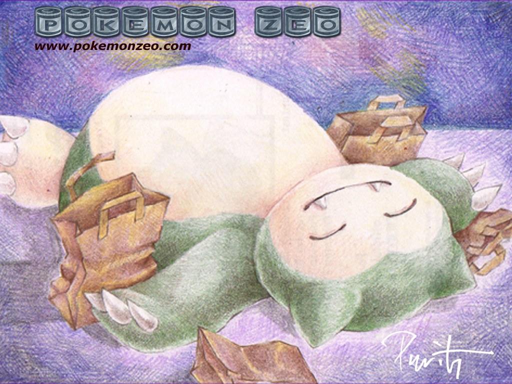 Snorlax sleeping peacefully
