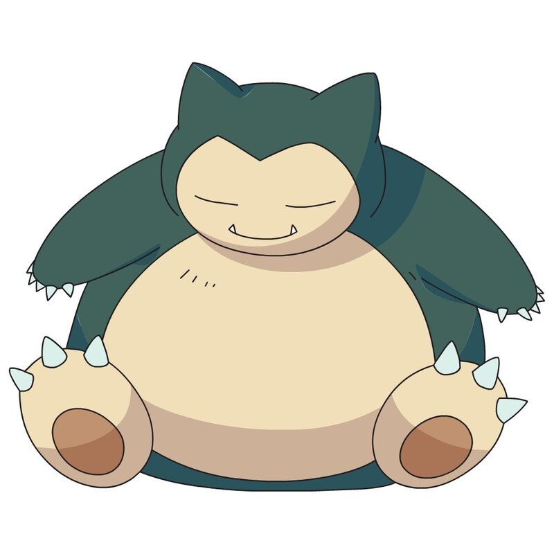 Snorlax sleeping peacefully