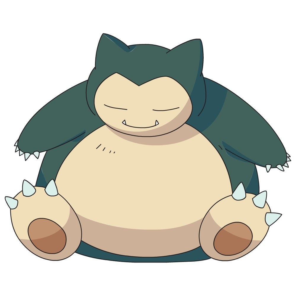 Snorlax sleeping peacefully