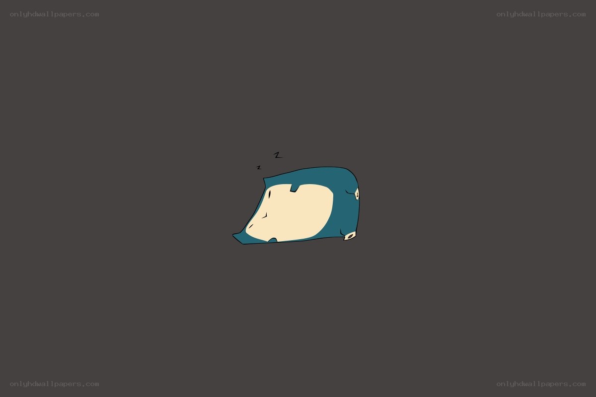 Snorlax sleeping peacefully