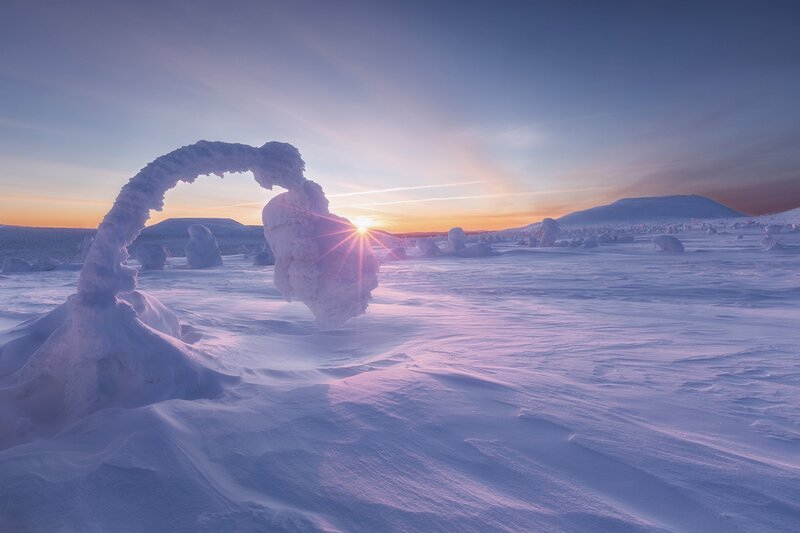Snow Arch in Winter