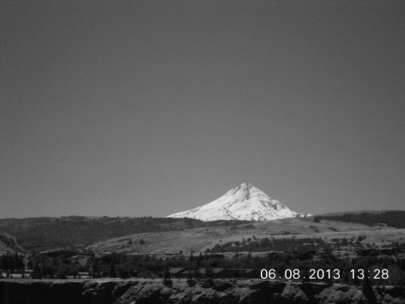 Snow-capped Mountain — Black