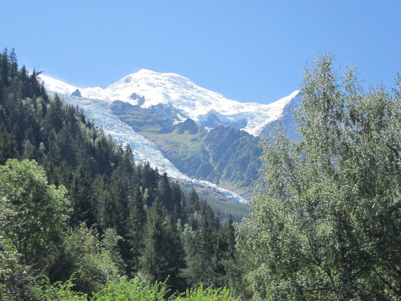Snow-capped Mountain Glacier — Blue, Serene