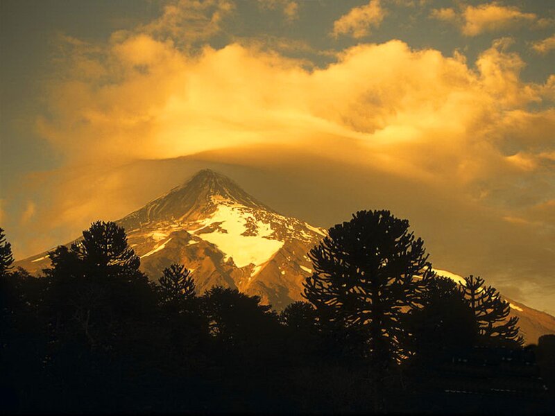 Snow-capped Mountain — Gold