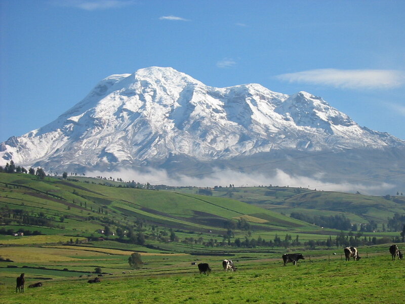 Snow-capped Mountain — Green
