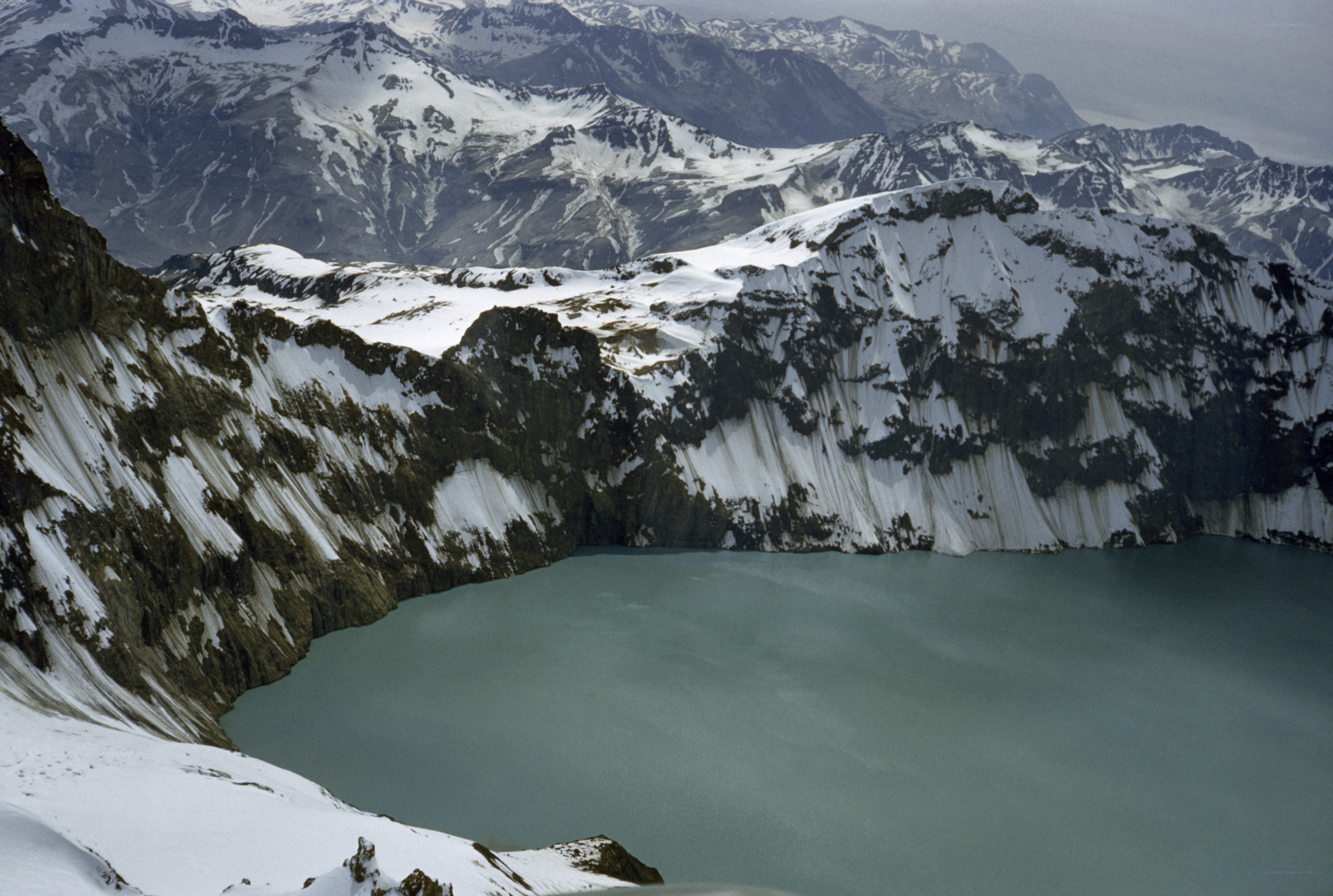 Snow-Capped Mountain Lake