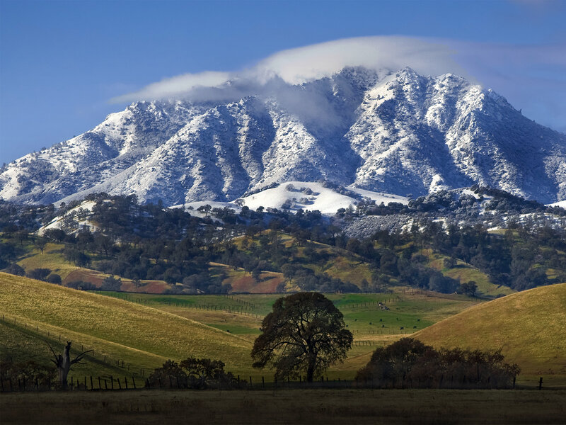Snow-Capped Mountain Landscape