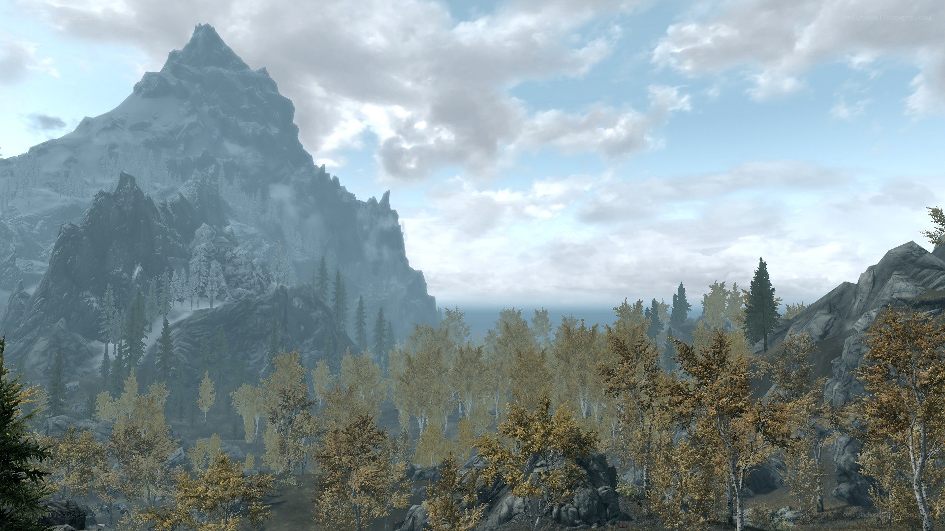 snow-capped mountain landscape