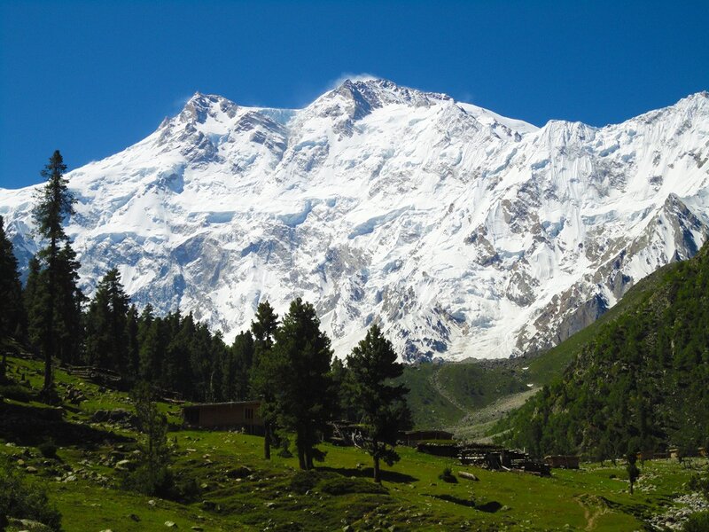 snow-capped mountain landscape
