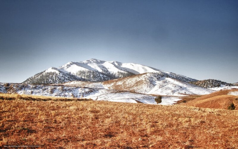 Snow-Capped Mountain Landscape