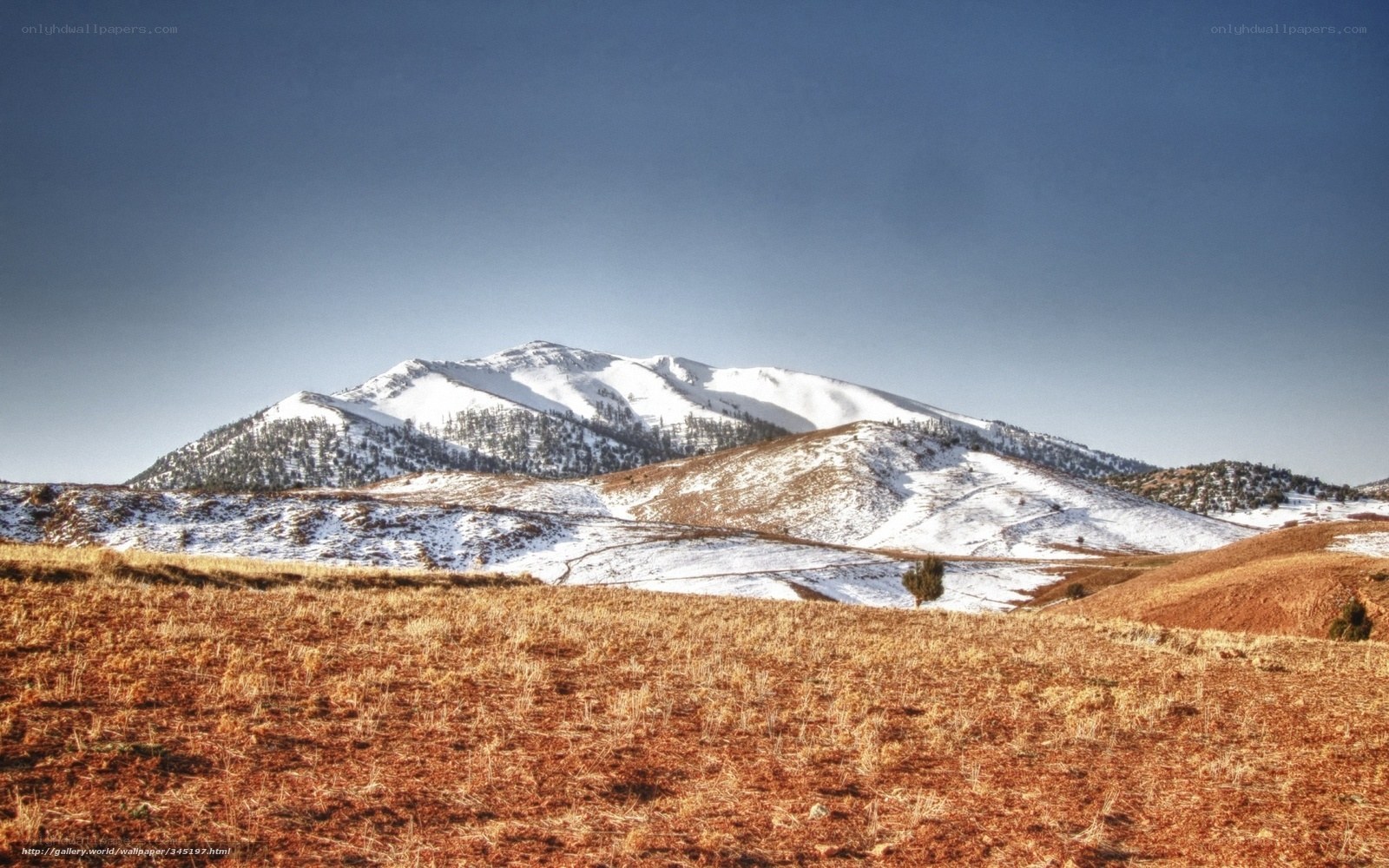 Snow-Capped Mountain Landscape