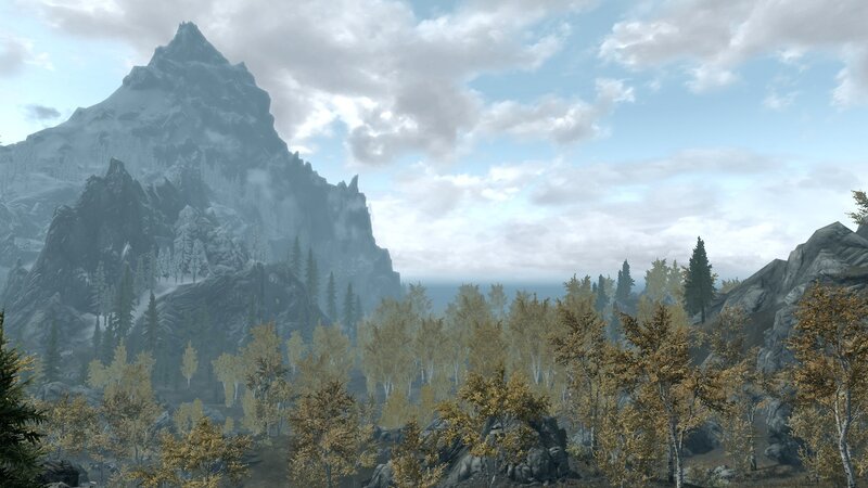 Snow-capped Mountain Landscape — Blue, Serene, Morning, 3d Render