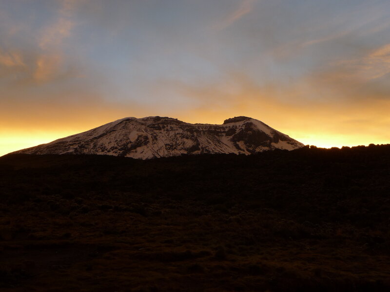 Snow-capped Mountain — Orange
