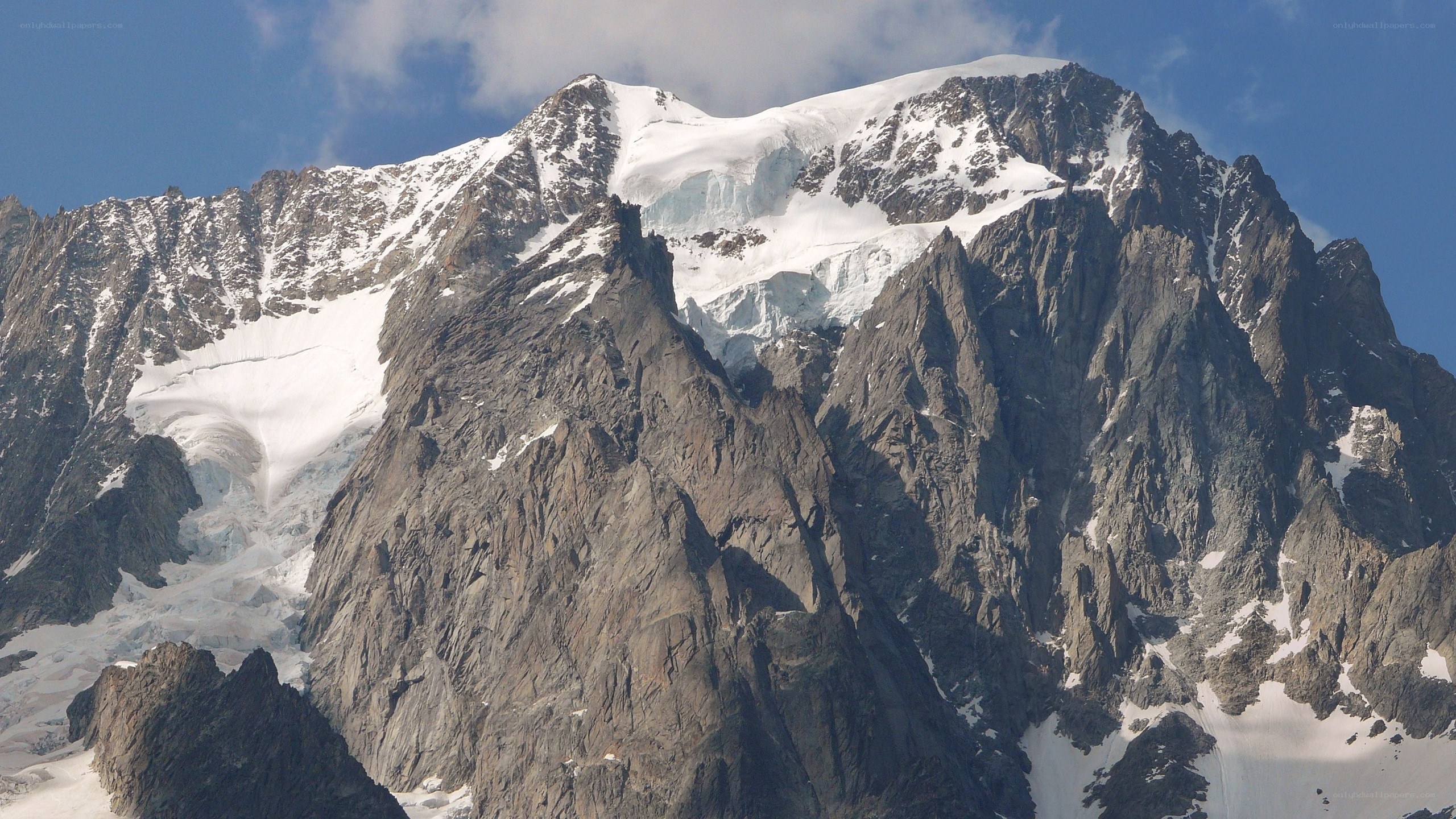 snow-capped mountain peak