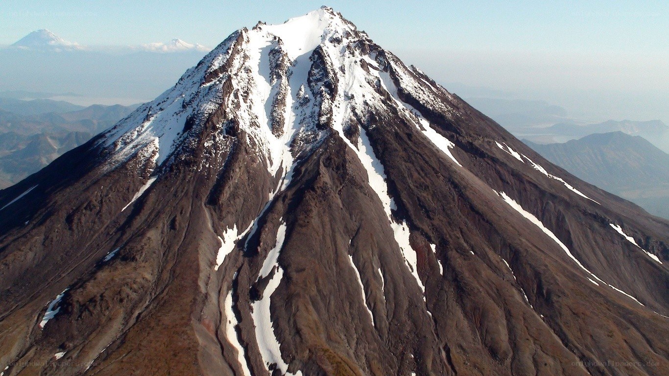 snow-capped mountain peak