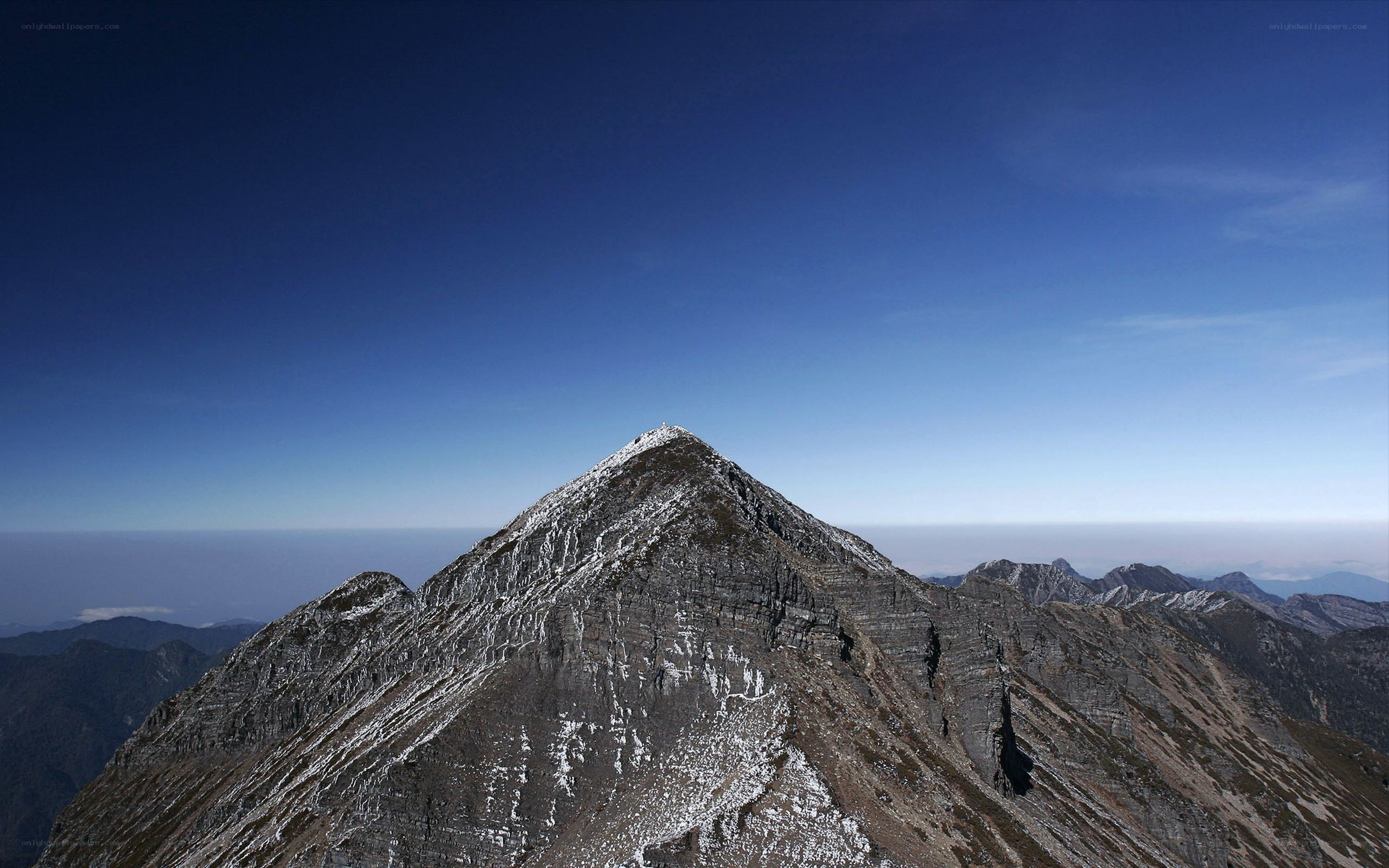 snow-capped mountain peak