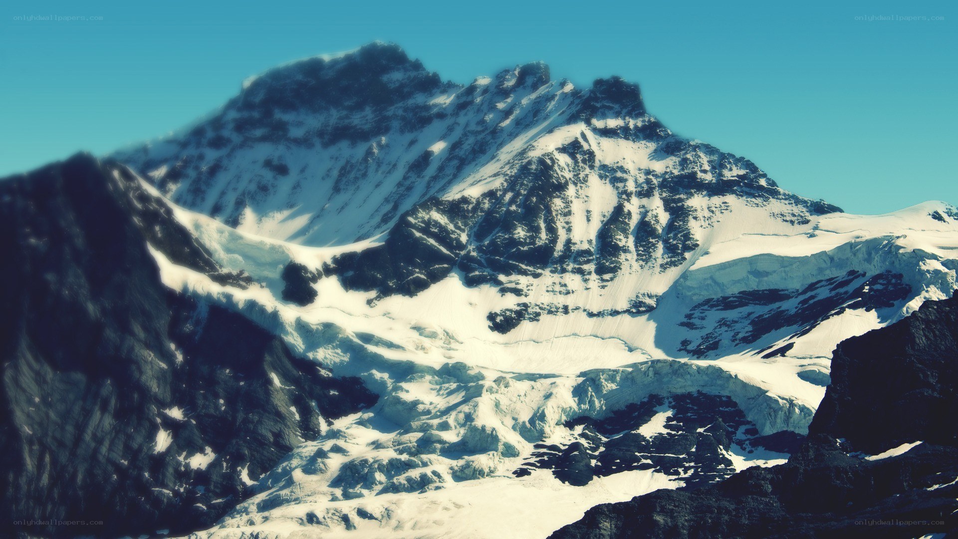 snow-capped mountain peak