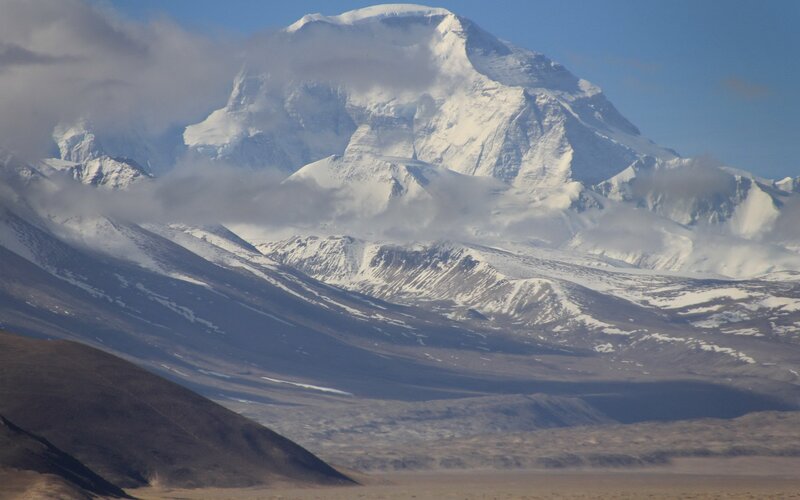 snow-capped mountain peak