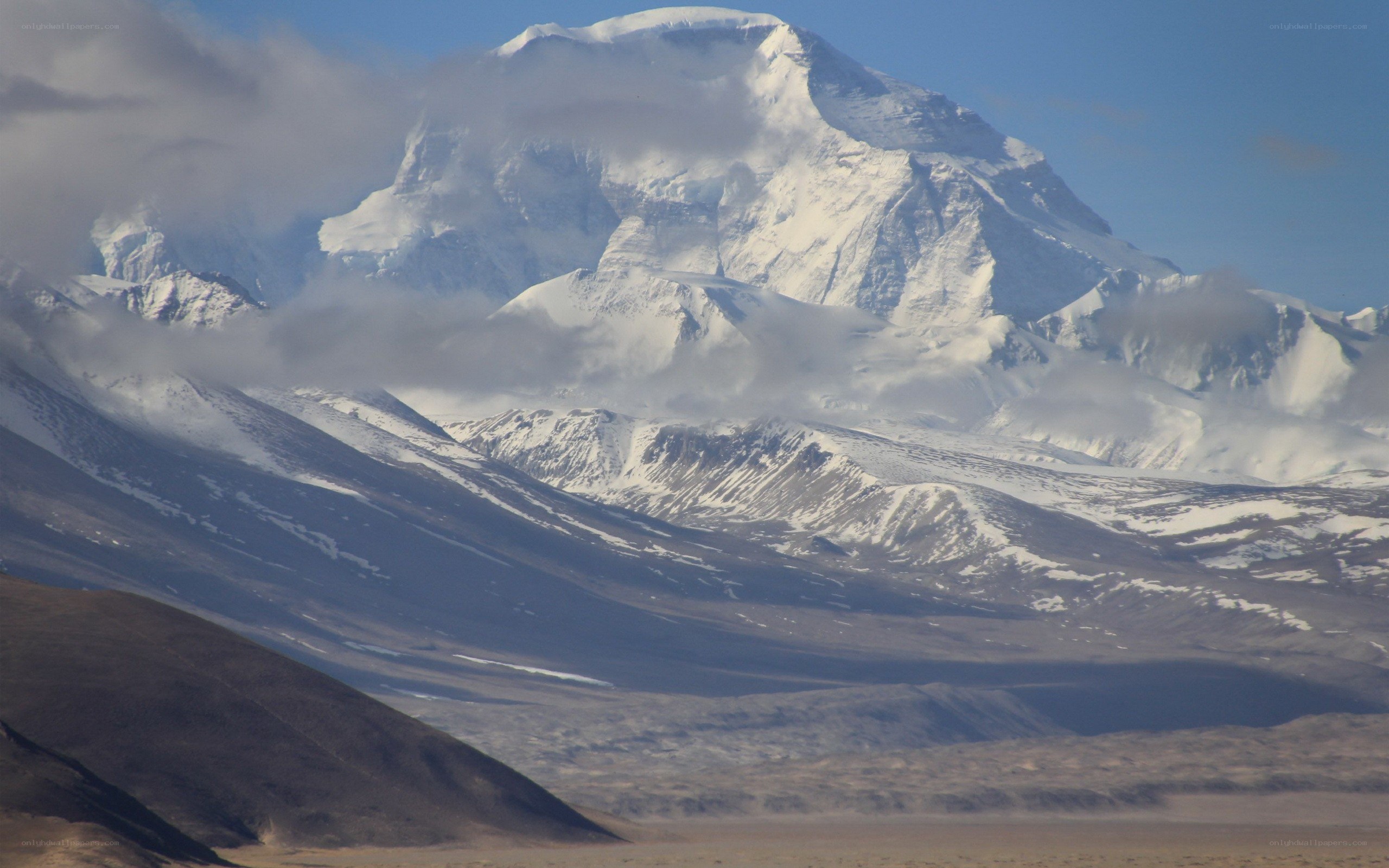 snow-capped mountain peak
