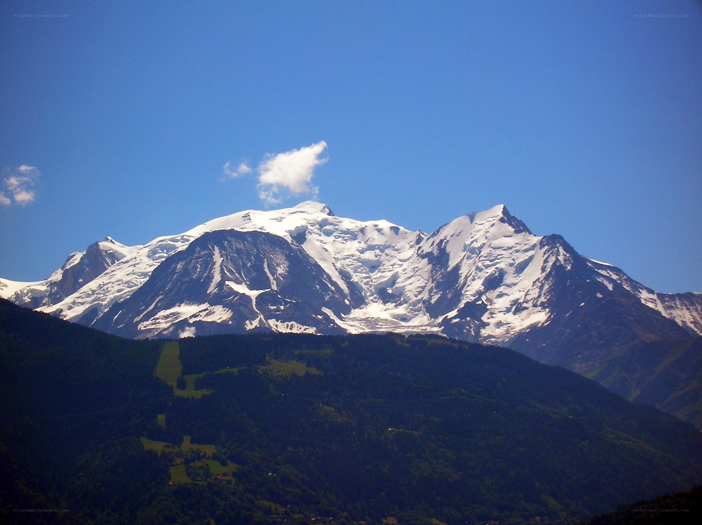 snow-capped mountain peak