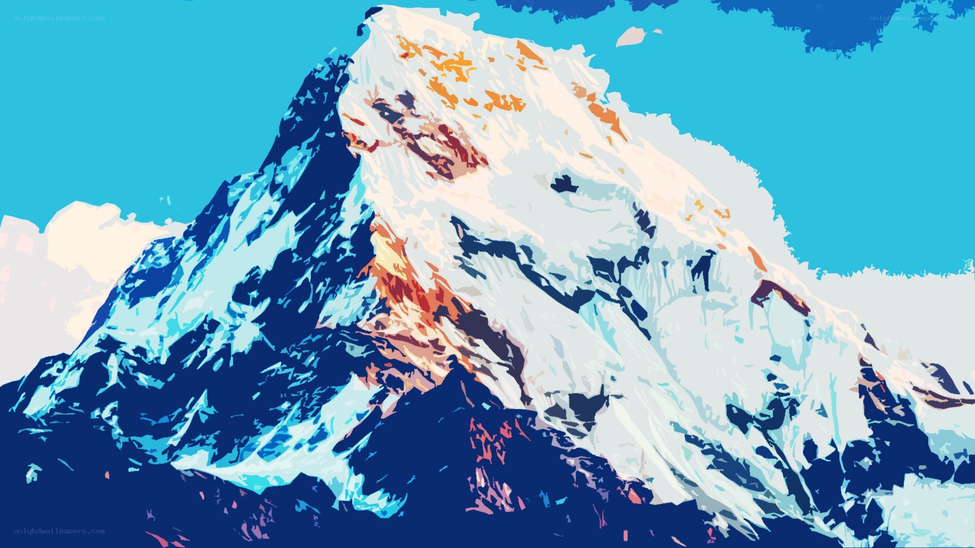 snow-capped mountain peak