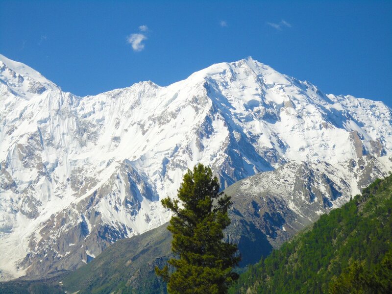 snow-capped mountain peak