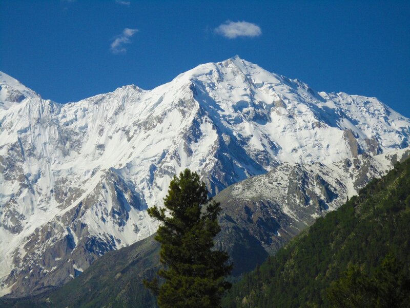 snow-capped mountain peak