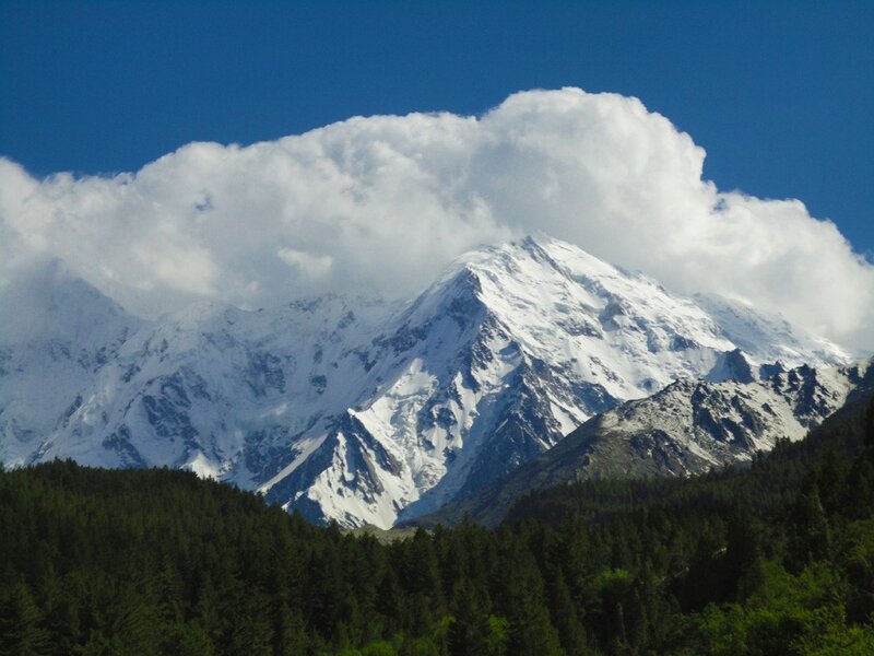 snow-capped mountain peak