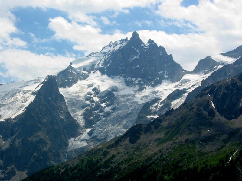 snow-capped mountain peak