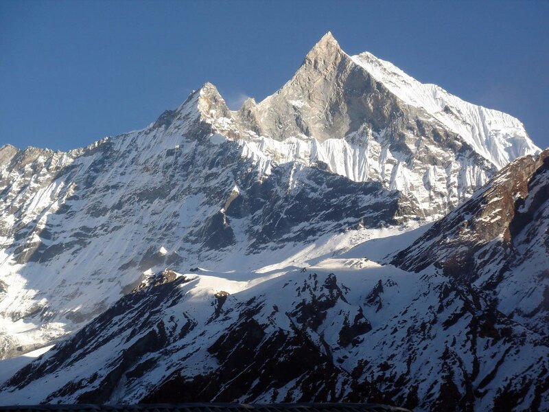 snow-capped mountain peak
