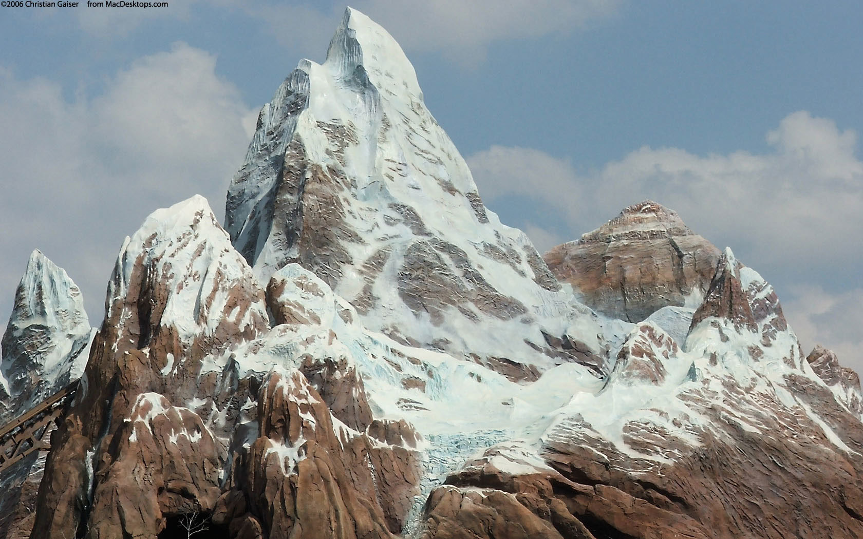 Snow-Capped Mountain Peak