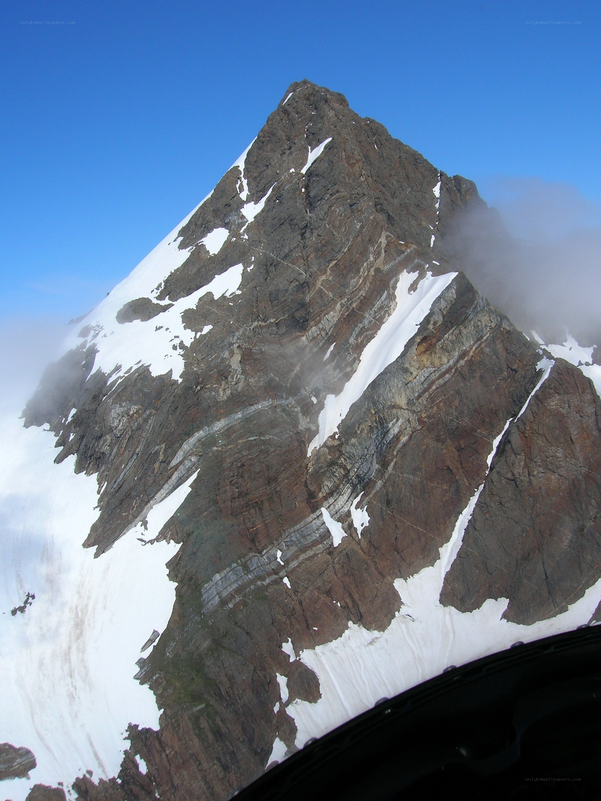 snow-capped mountain peak