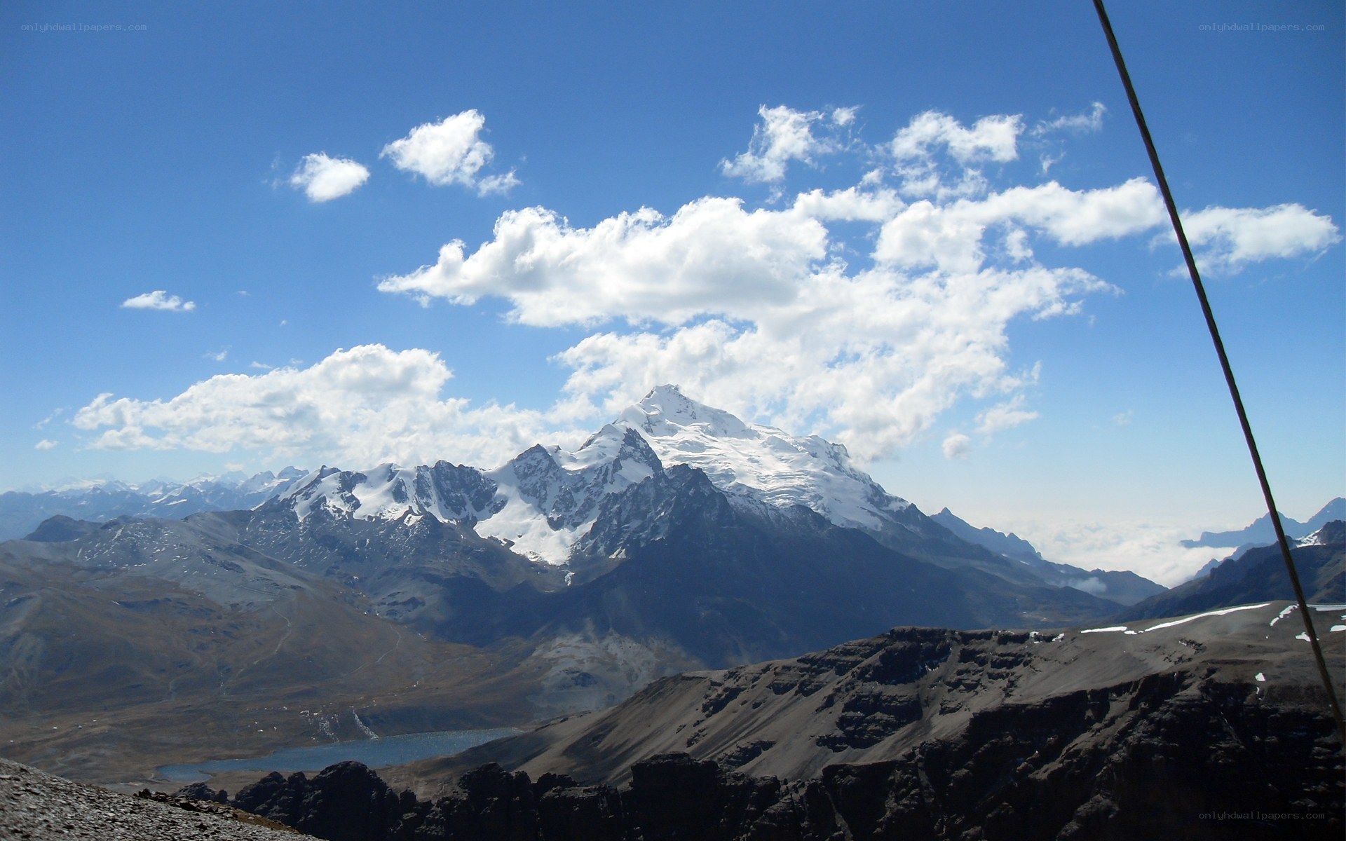 snow-capped mountain peak